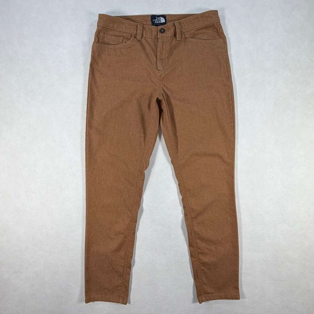 The North Face Womens Size 8 Brown Skinny Stretch Twill Hiking Casual Pants